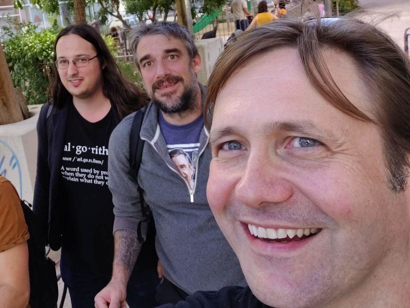 De gauche à droite, Anthony, Greg et Adam