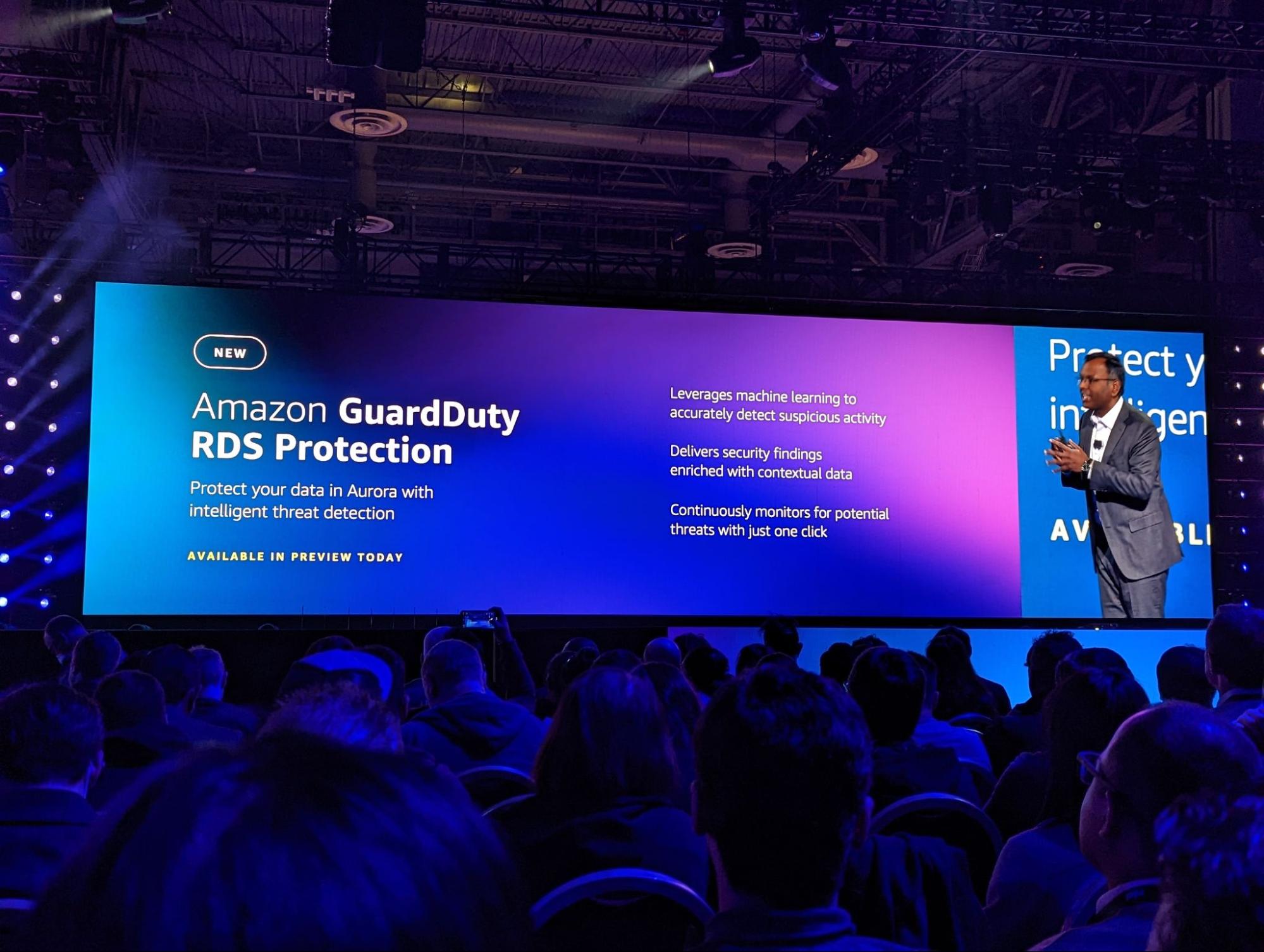 Annonce d'Amazon GuardDuty for RDS