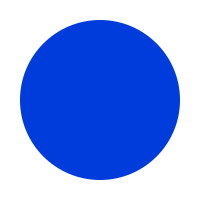 Un cercle bleu