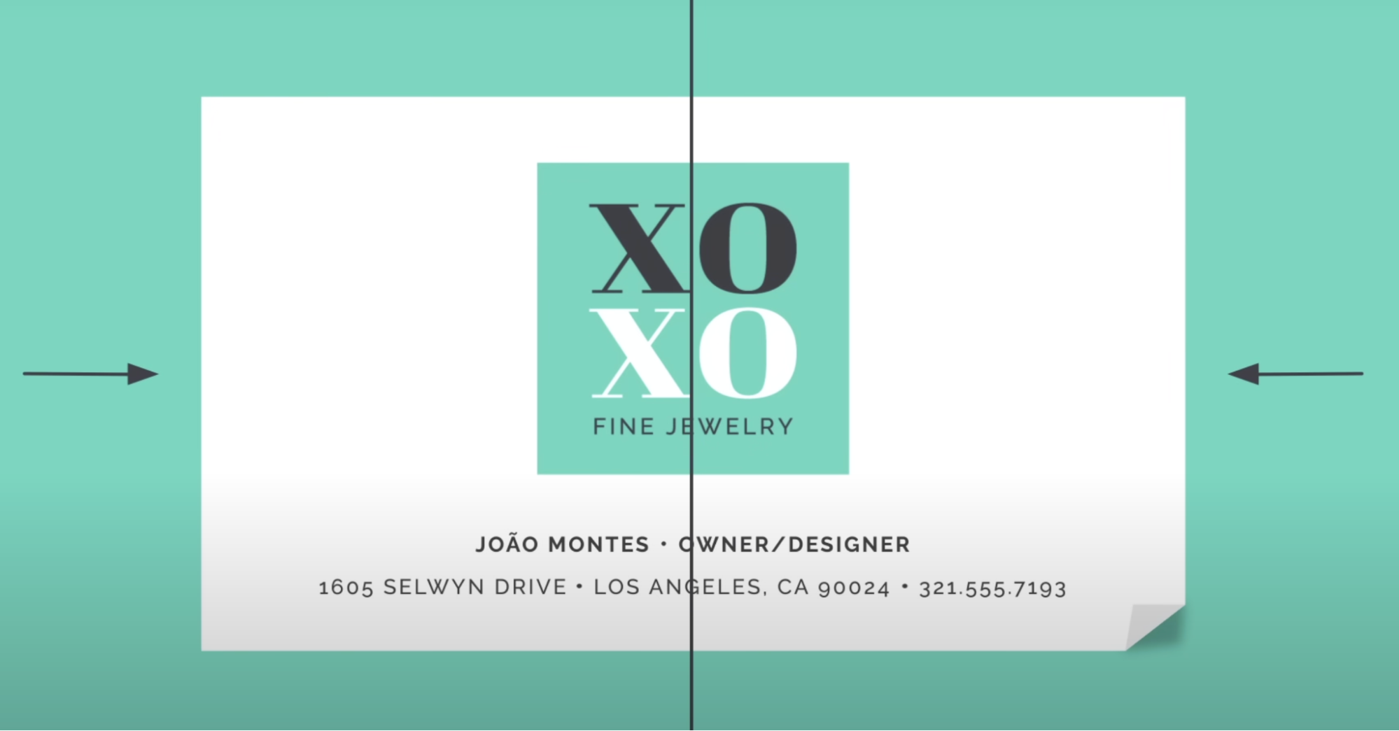 Illustration d'un logo qui est symétrique.