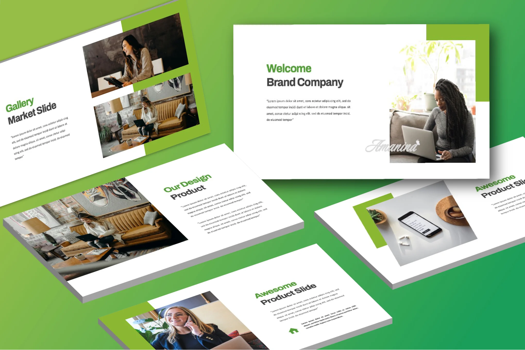 Capture d'écran de différents écrans d'interfaces utilisateurs.