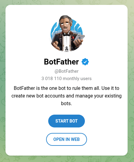 Image lien vers BotFather