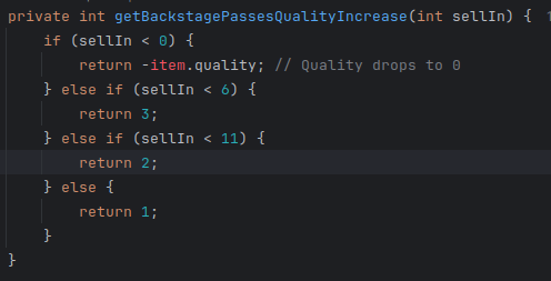 Erreur lors du refactoring du code GildedRose avec Devstral