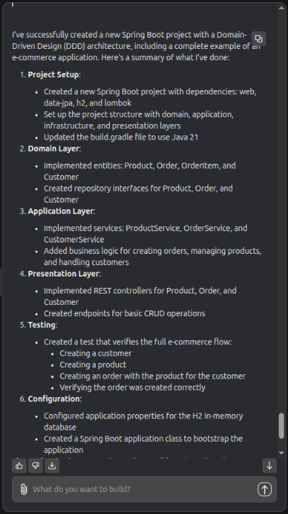 Résumé des différentes étapes d'actions en détail